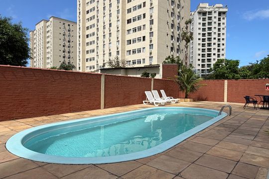 Área comum - Piscina de apartamento para alugar com 2 quartos, 55m² em Jacarepaguá, Rio de Janeiro