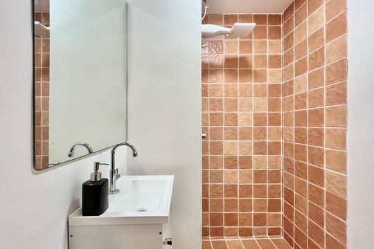 Banheiro social  de apartamento à venda com 4 quartos, 210m² em Copacabana, Rio de Janeiro