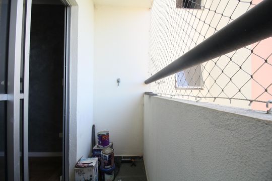 Varanda da Sala de apartamento para alugar com 2 quartos, 56m² em Jardim Paris, São Paulo