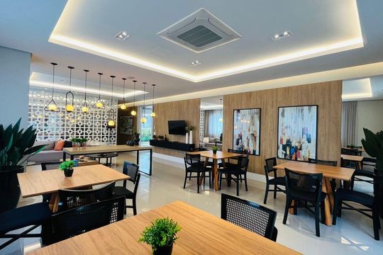 Área comum de apartamento à venda com 1 quarto, 41m² em Centro, Campinas