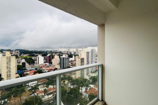 Varanda  de apartamento à venda com 1 quarto, 41m² em Centro, Campinas
