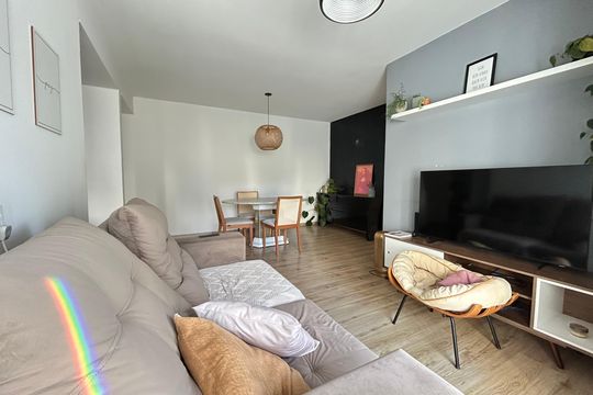 Sala  de apartamento para alugar com 3 quartos, 85m² em Itacorubi, Florianópolis