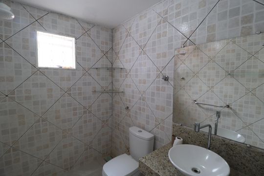 Banheiro do Quarto 3 de casa para alugar com 3 quartos, 130m² em Aclimação, Uberlândia