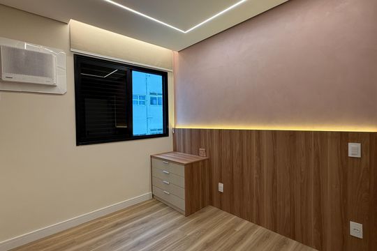 Quarto 1 de apartamento para alugar com 3 quartos, 89m² em Boqueirão, Santos