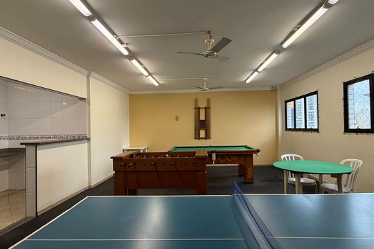 Área comum de apartamento para alugar com 3 quartos, 89m² em Boqueirão, Santos