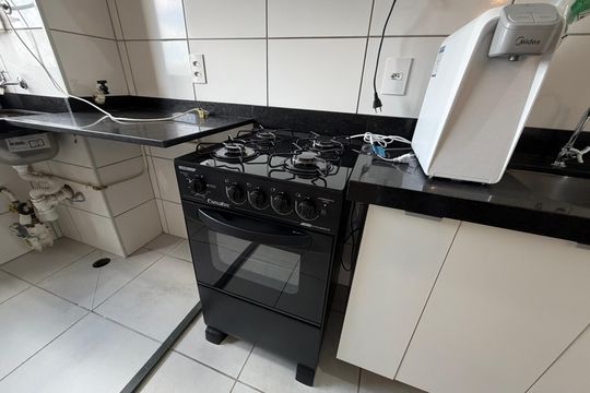 Cozinha de apartamento para alugar com 1 quarto, 30m² em Mooca, São Paulo
