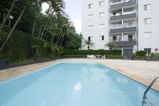 Área comum - Piscina de apartamento para alugar com 3 quartos, 64m² em City América, São Paulo