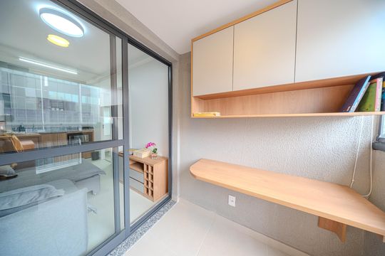 Sacada de apartamento para alugar com 1 quarto, 29m² em Liberdade, São Paulo