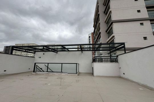 Área externa de apartamento para alugar com 1 quarto, 29m² em Moema, São Paulo