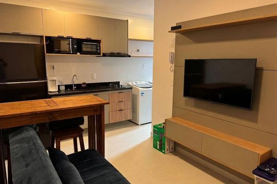Sala de apartamento para alugar com 1 quarto, 29m² em Moema, São Paulo