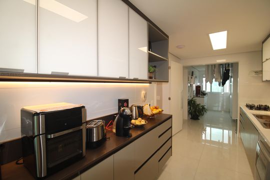 Cozinha de apartamento à venda com 3 quartos, 213m² em Santana, São Paulo