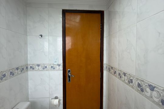 Banheiro Social de apartamento à venda com 2 quartos, 70m² em Vila Dusi, São Bernardo do Campo
