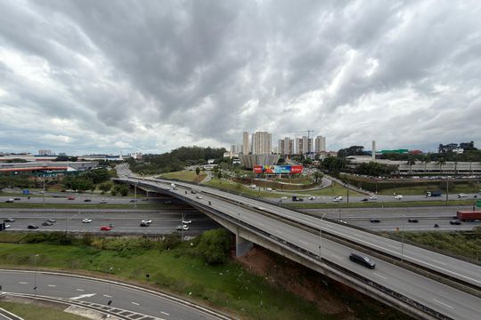 Sala Vista  de apartamento à venda com 2 quartos, 70m² em Vila Dusi, São Bernardo do Campo