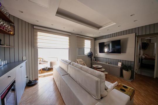 Sala de apartamento para alugar com 2 quartos, 65m² em Vila Prudente, São Paulo