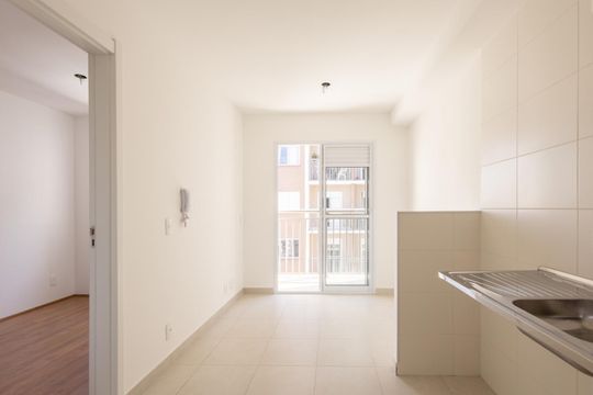 Sala de apartamento à venda com 1 quarto, 28m² em Jardim Caravelas, São Paulo