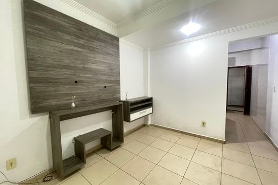 Sala de casa para alugar com 2 quartos, 56m² em Vila Nossa Senhora de Fatima, São Vicente