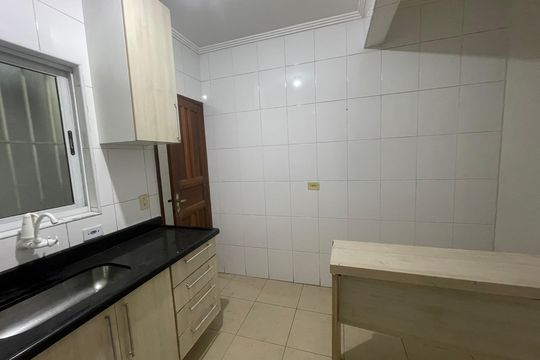 Cozinha de casa para alugar com 2 quartos, 56m² em Vila Nossa Senhora de Fatima, São Vicente