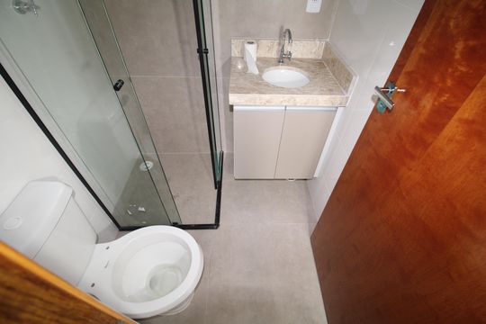 Banheiro de apartamento para alugar com 2 quartos, 34m² em Jardim São Paulo, São Paulo