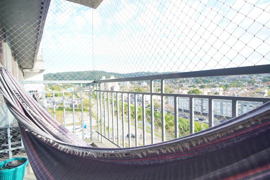 Sala - Varanda de apartamento para alugar com 1 quarto, 54m² em Partenon, Porto Alegre