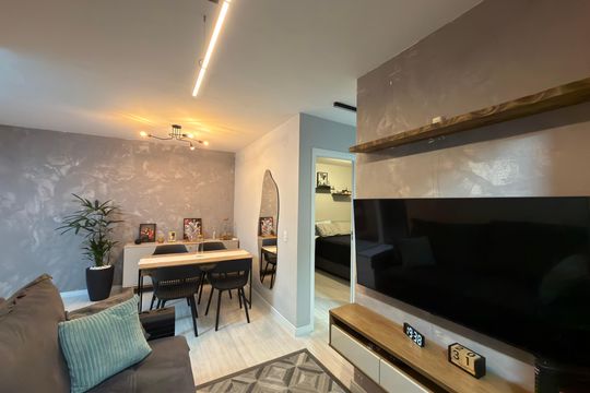 Sala de apartamento à venda com 2 quartos, 48m² em Vila Joao Basso, São Bernardo do Campo