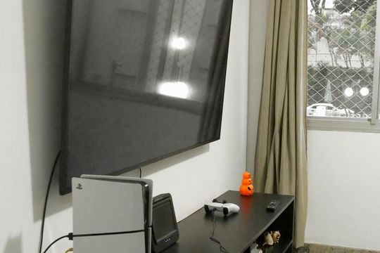 Detalhe Sala de apartamento à venda com 3 quartos, 70m² em Jardim Taquaral, São Paulo