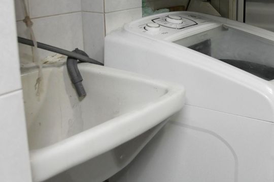 Área de serviço de apartamento à venda com 3 quartos, 70m² em Jardim Taquaral, São Paulo