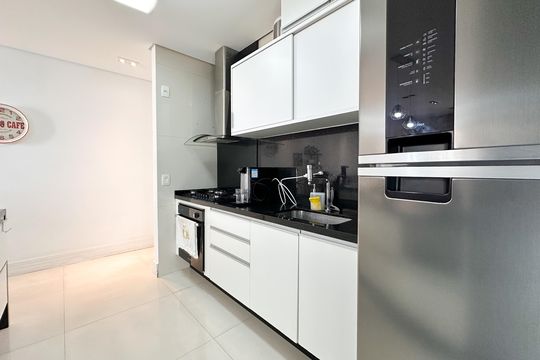 Cozinha de apartamento à venda com 3 quartos, 74m² em Planalto, São Bernardo do Campo