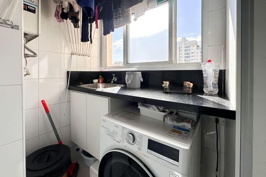 Área de Serviço de apartamento à venda com 3 quartos, 74m² em Planalto, São Bernardo do Campo