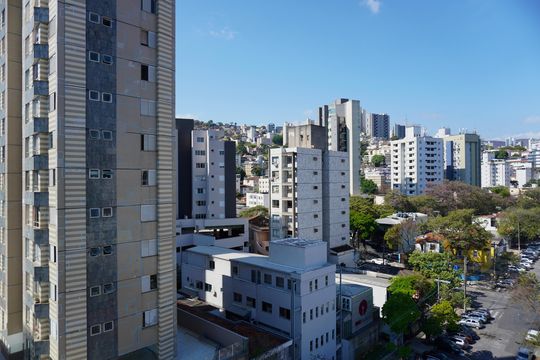Vista  de apartamento à venda com 3 quartos, 158m² em São Lucas, Belo Horizonte