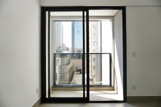 Varanda da Sala de apartamento à venda com 3 quartos, 87m² em São Lucas, Belo Horizonte