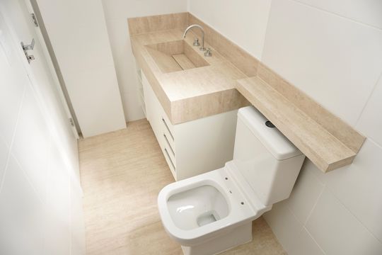 Banheiro da Suíte de apartamento à venda com 3 quartos, 87m² em São Lucas, Belo Horizonte