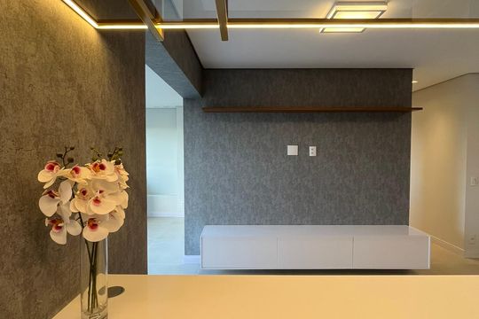 Sala de apartamento para alugar com 2 quartos, 75m² em Jardim Prudência, São Paulo