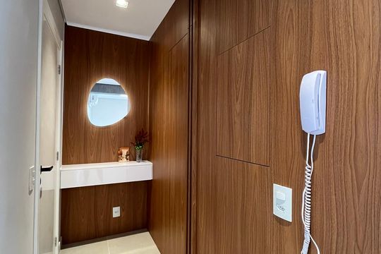Corredor de apartamento para alugar com 2 quartos, 75m² em Jardim Prudência, São Paulo
