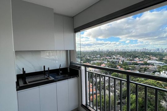 Varanda de apartamento para alugar com 2 quartos, 75m² em Jardim Prudência, São Paulo