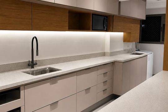 Cozinha de apartamento à venda com 3 quartos, 89m² em Jardim Prudência, São Paulo