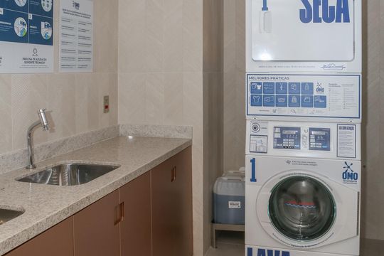 Lavanderia de kitnet/studio à venda com 1 quarto, 27m² em Perdizes, São Paulo