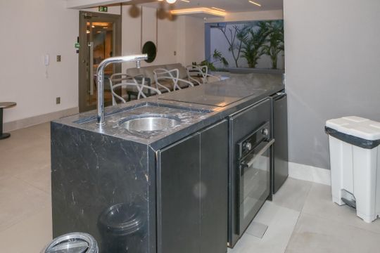 Área comum - Salão de festas de kitnet/studio à venda com 1 quarto, 27m² em Perdizes, São Paulo