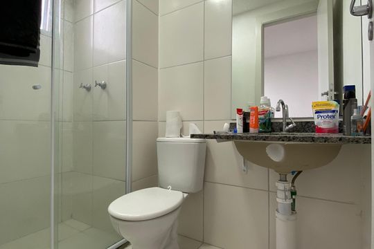 Quarto Suíte de apartamento para alugar com 2 quartos, 48m² em Jardim Peri Peri, São Paulo