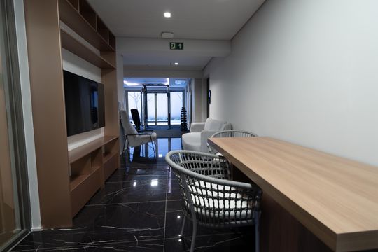 Área comum - Coworking de apartamento à venda com 1 quarto, 27m² em Perdizes, São Paulo