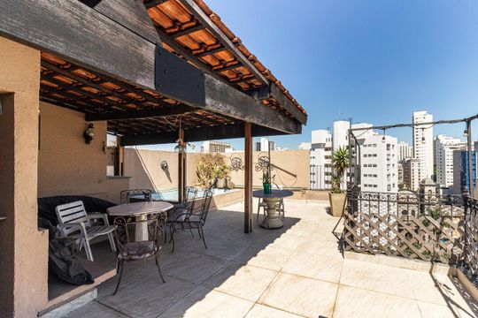 Cobertura de apartamento para alugar com 3 quartos, 160m² em Vila Buarque, São Paulo