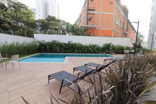 Área comum - Piscina de apartamento para alugar com 2 quartos, 37m² em Jurubatuba, São Paulo