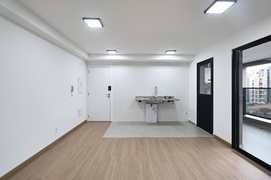 Sala de apartamento para alugar com 2 quartos, 58m² em Jardim, Santo André