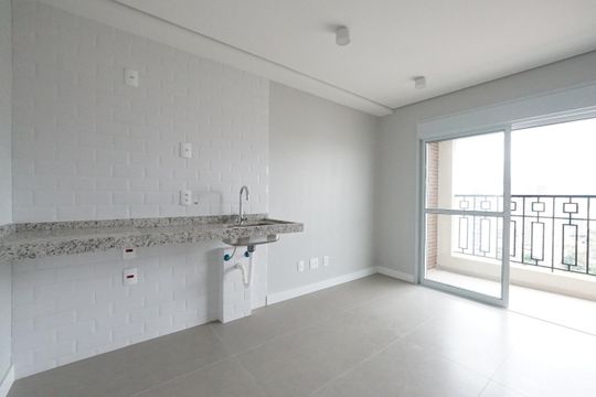 Cozinha de kitnet/studio à venda com 1 quarto, 30m² em Vila Dom Pedro I, São Paulo