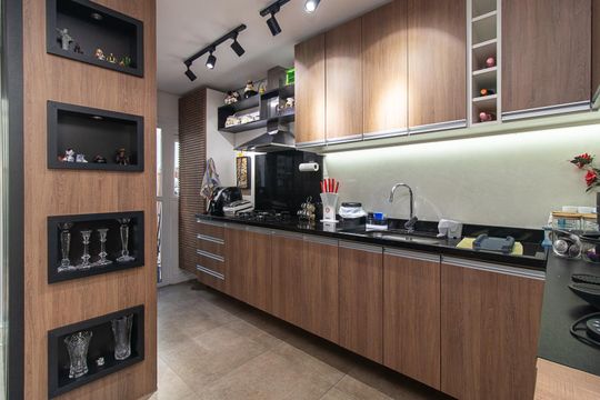 Cozinha de casa de condomínio à venda com 2 quartos, 120m² em Glória, Porto Alegre