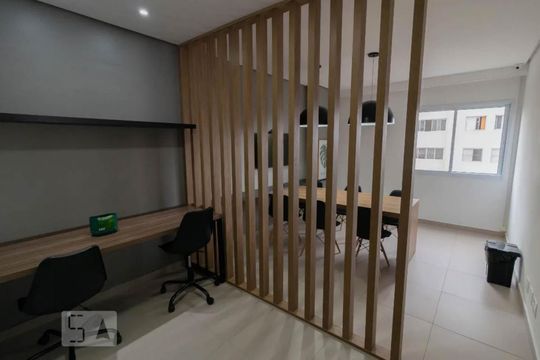 Área comum coworking de apartamento para alugar com 1 quarto, 100m² em Santana, São Paulo