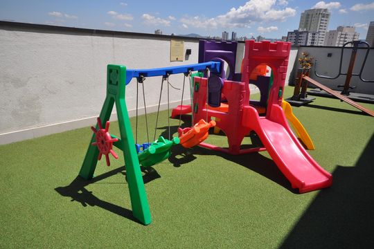 Área comum - Playground de apartamento para alugar com 1 quarto, 27m² em Vila Dom Pedro Ii, São Paulo