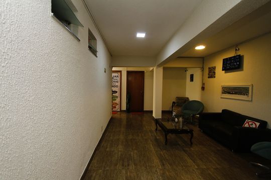 Área comum de kitnet/studio para alugar com 1 quarto, 30m² em João Pinheiro, Belo Horizonte