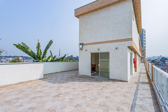 Terraço com churrasqueira de apartamento para alugar com 2 quartos, 60m² em São Domingos, São Paulo