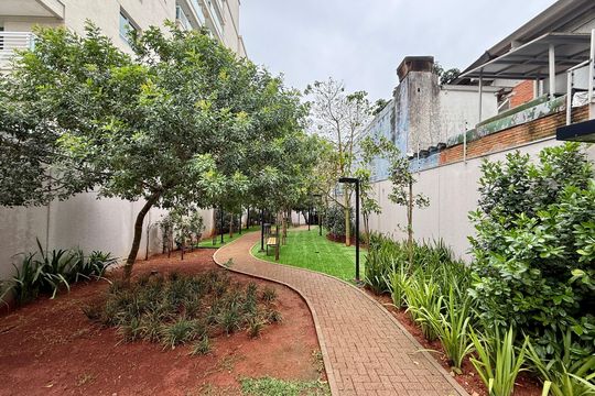 Área comum de kitnet/studio para alugar com 1 quarto, 33m² em Santo Amaro, São Paulo