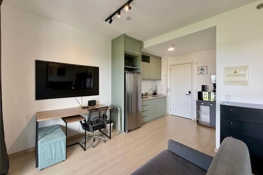 Sala de kitnet/studio para alugar com 1 quarto, 33m² em Santo Amaro, São Paulo